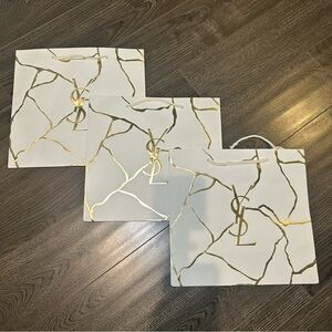 YSL Beauty shopping bag x3